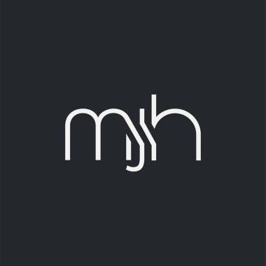 Kartvizit Şablonu için logo ortak mjh, Vektör