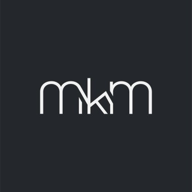 Kartvizit Şablonu için logo ortak mkm, Vektör