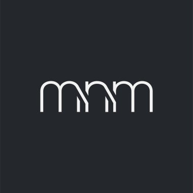 Kartvizit Şablonu için logo ortak mnm, Vektör