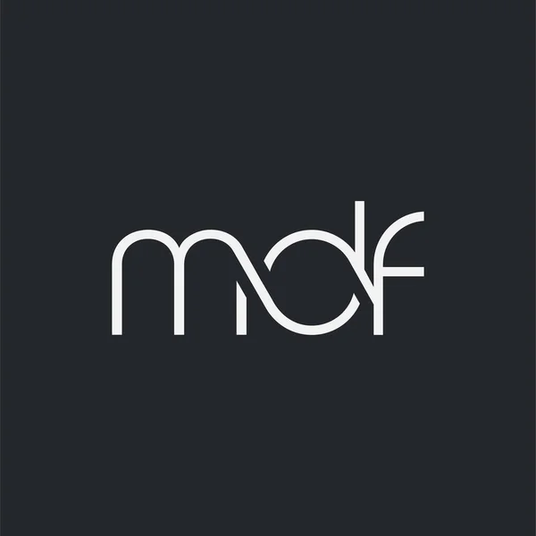 Logo Joint Mdf Pour Modèle Carte Visite Vecteur — Image vectorielle
