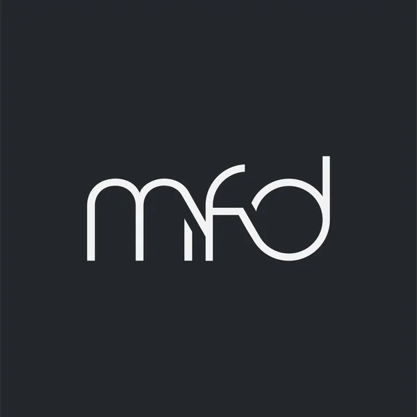 Logo Joint Mfd Pour Modèle Carte Visite Vecteur — Image vectorielle