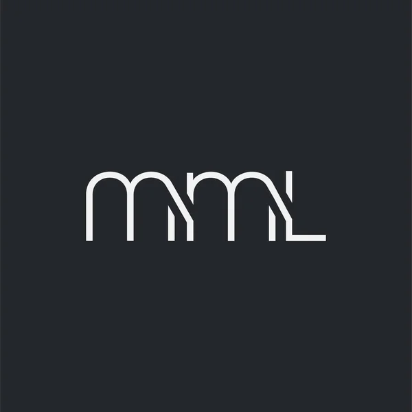 Logo Joint Mml Pour Modèle Carte Visite Vecteur — Image vectorielle