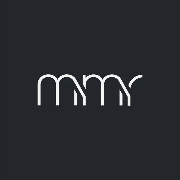 Logotipo Conjunto Mmr Para Tarjeta Visita Plantilla Vector — Vector de stock