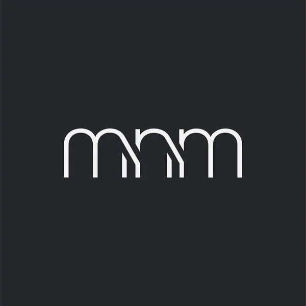 Logo Joint Mnm Für Visitenkartenvorlage Vektor — Stockvektor
