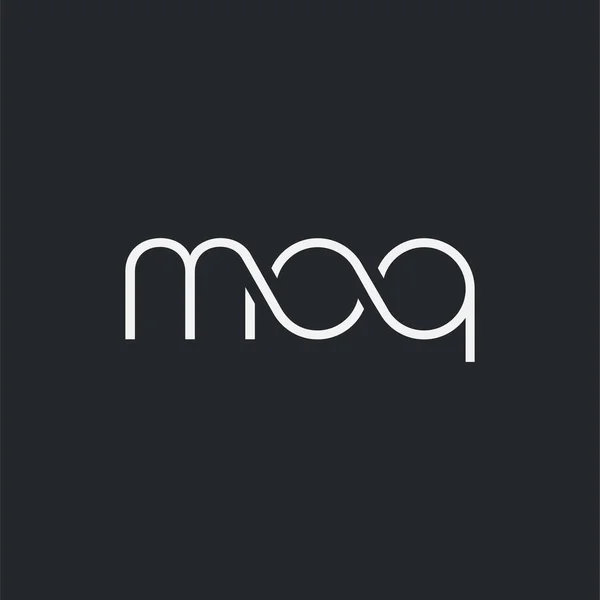 Logo Joint Moq Pour Modèle Carte Visite Vecteur — Image vectorielle