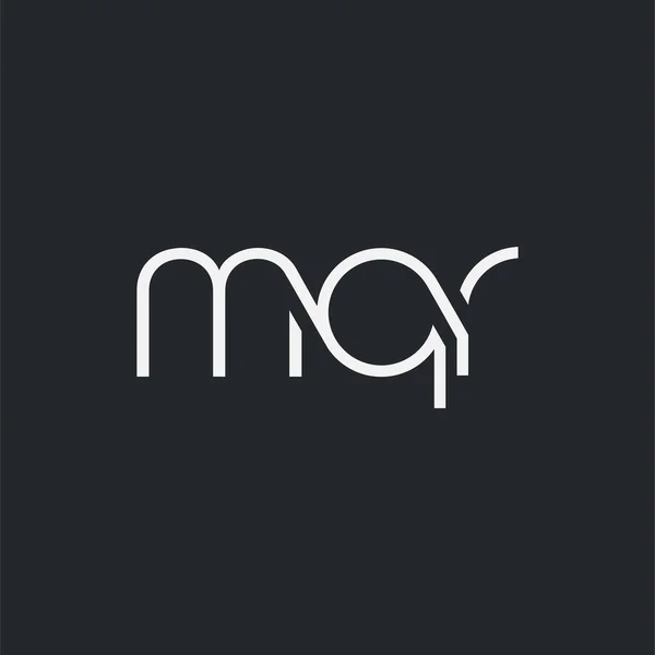 Logo Joint Mqr Pour Modèle Carte Visite Vecteur — Image vectorielle