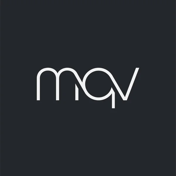 Logo Comune Mqv Modello Biglietto Visita Vettore — Vettoriale Stock