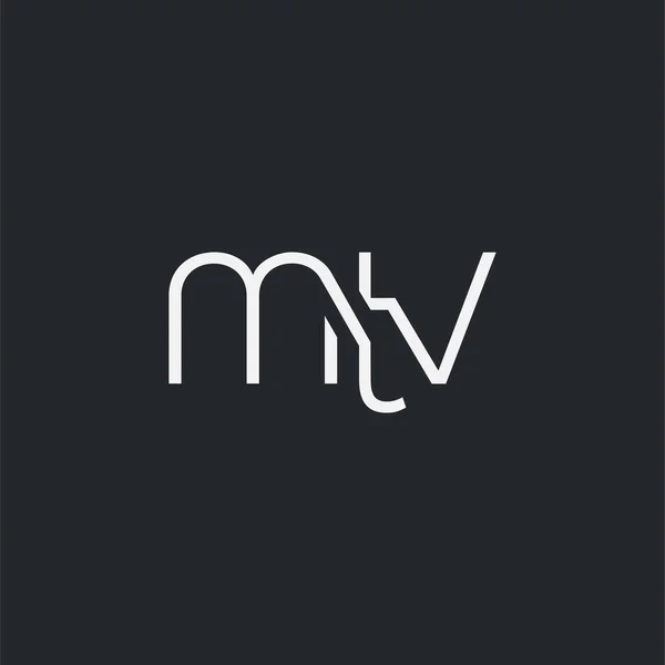 Logo Joint Mtv Pour Modèle Carte Visite Vecteur — Image vectorielle