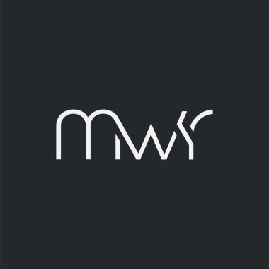 Kartvizit Şablonu için logo ortak mwr, Vektör