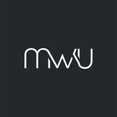 Kartvizit Şablonu için logo ortak mwu, Vektör