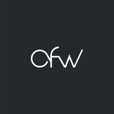 Kartvizit Şablonu için logo ortak ofw, Vektör