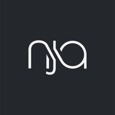 Kartvizit Şablonu için logo ortak nja, Vektör