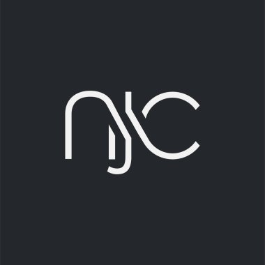 Kartvizit Şablonu için logo ortak njc, Vektör