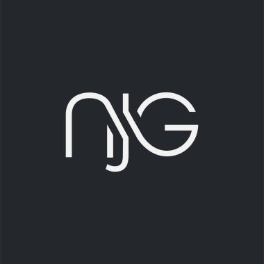 Kartvizit Şablonu için logo ortak njg, Vektör