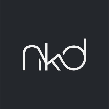 Kartvizit Şablonu için logo ortak nkd, Vektör