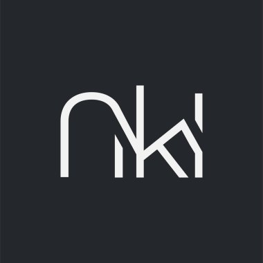 Kartvizit Şablonu için logo ortak nki, Vektör