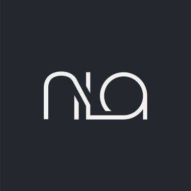 Kartvizit Şablonu için logo ortak nla, Vektör