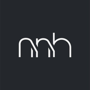 Kartvizit Şablonu için logo ortak nnh, Vektör