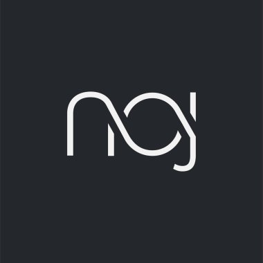 Kartvizit Şablonu için logo ortak noj, Vektör