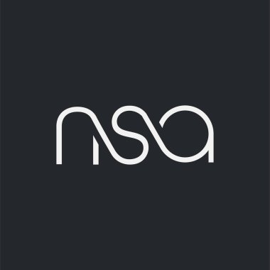 Kartvizit Şablonu için logo ortak nsa, Vektör