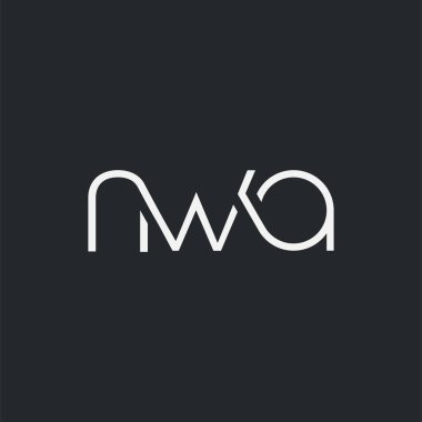 Kartvizit Şablonu için logo ortak nwa, Vektör