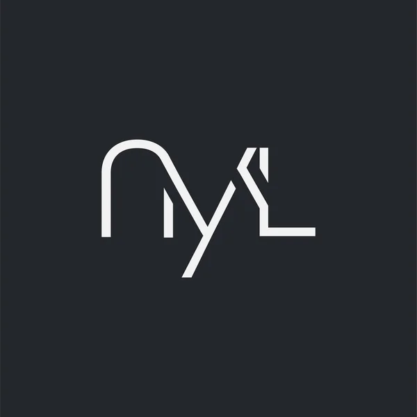 Logo Joint Nyl Für Visitenkartenvorlage Vektor — Stockvektor