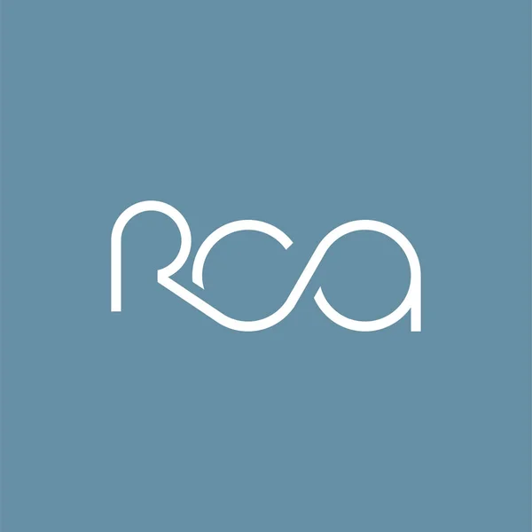 Logo Joint Rca Pour Modèle Carte Visite Vecteur — Image vectorielle