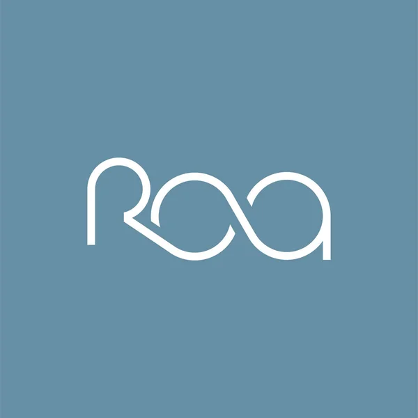 Logo Joint Roa Voor Visitekaartje Template Vector — Stockvector