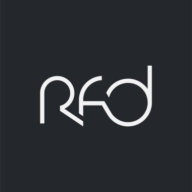 Kartvizit Şablonu için logo ortak rfd, Vektör