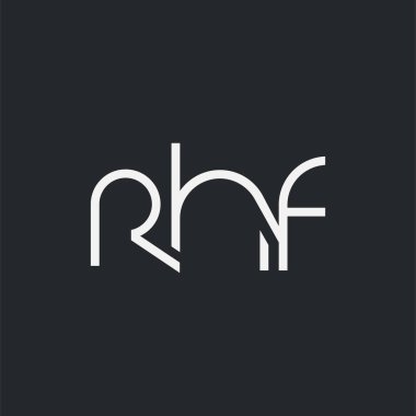 Kartvizit Şablonu için logo ortak rhf, Vektör
