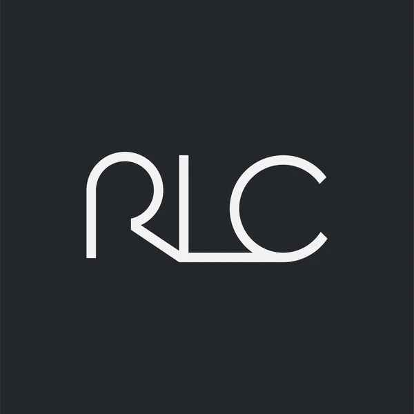 Logo Joint Rlc Voor Visitekaartje Template Vector — Stockvector