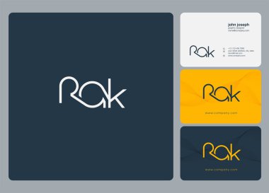 Kartvizit Şablonu için logo ortak rak, Vektör