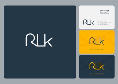 Kartvizit Şablonu için logo ortak rlk, Vektör