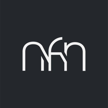 Kartvizit Şablonu için logo ortak nfn, Vektör