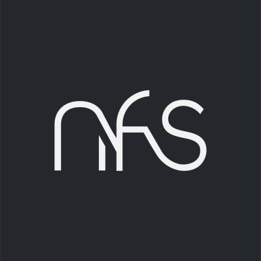 Kartvizit Şablonu için logo ortak nfs, Vektör