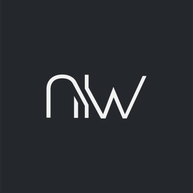 Kartvizit Şablonu için logo ortak niw, Vektör