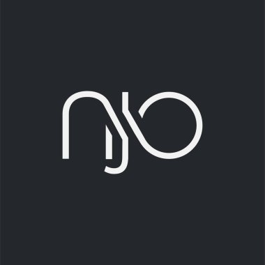 Kartvizit Şablonu için logo ortak njo, Vektör