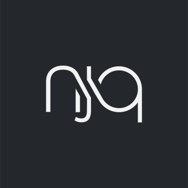 Kartvizit Şablonu için logo ortak njq, Vektör