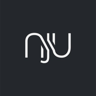 Kartvizit Şablonu için logo ortak nju, Vektör