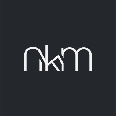 Kartvizit Şablonu için logo ortak nkm, Vektör