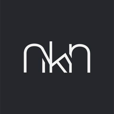Kartvizit Şablonu için logo ortak nkn, Vektör