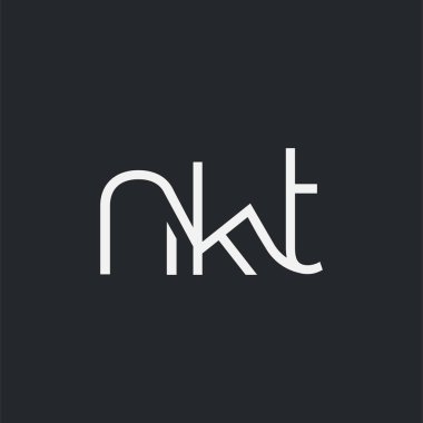 Kartvizit Şablonu için logo ortak nkt, Vektör