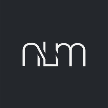 Kartvizit Şablonu için logo ortak nlm, Vektör