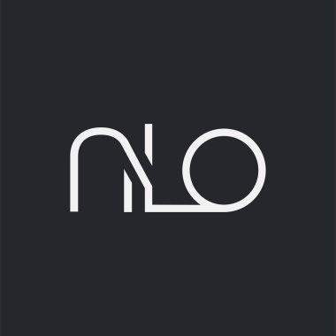 Kartvizit Şablonu için logo ortak nlo, Vektör