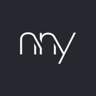 Kartvizit Şablonu için logo ortak nny, Vektör