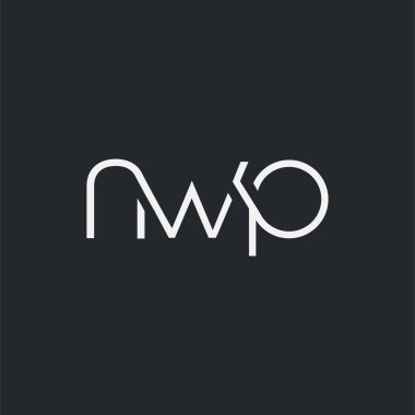 Kartvizit Şablonu için logo ortak nwp, Vektör