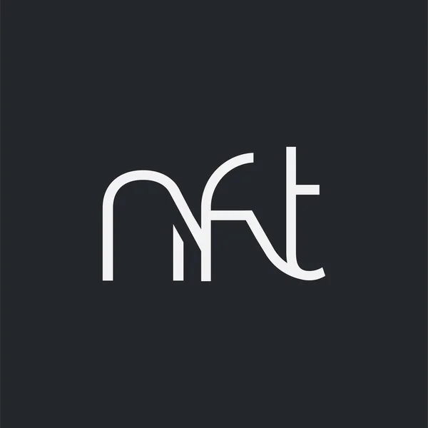 Logo Joint Nft Voor Visitekaartje Template Vector — Stockvector
