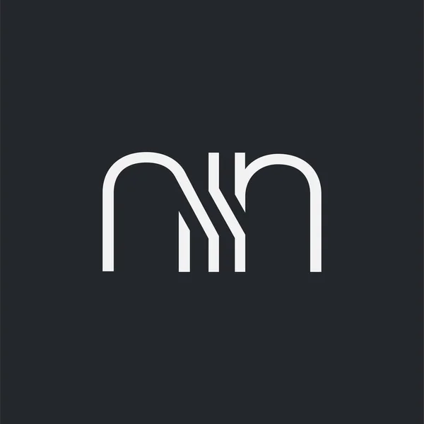 Logo Conjunto Nin Para Tarjeta Visita Plantilla Vector — Vector de stock