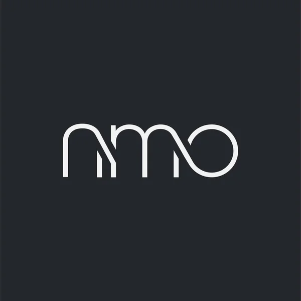 Logo Conjunto Nmo Para Tarjeta Visita Plantilla Vector — Archivo Imágenes Vectoriales