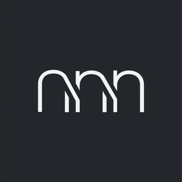 Logo Conjunto Nnn Para Tarjeta Visita Plantilla Vector — Vector de stock